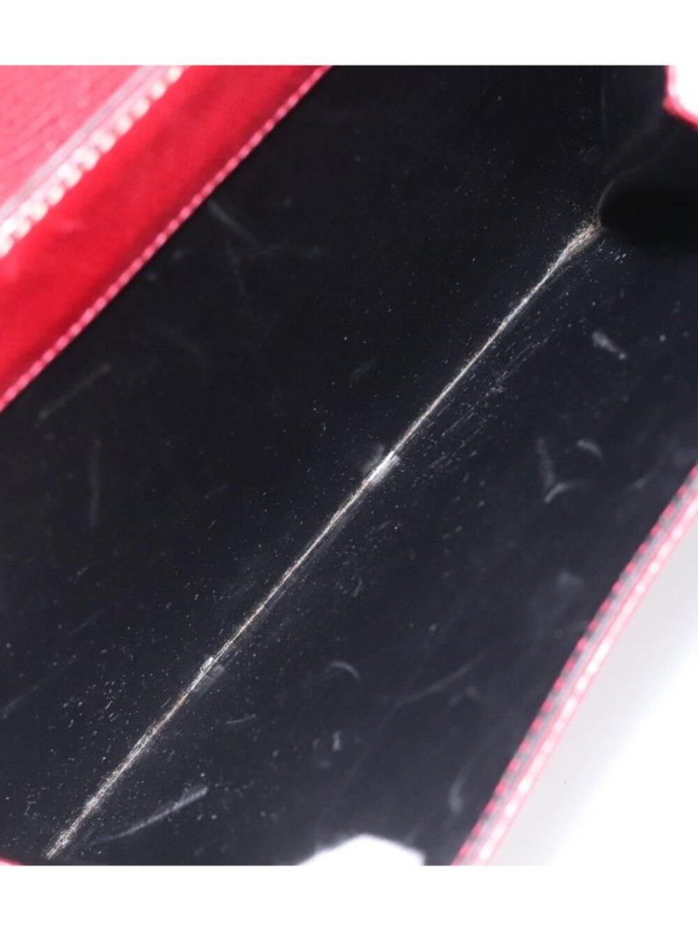 Salvatore Ferragamo Shoulder Bag Leather Red - Picture 8 of 16